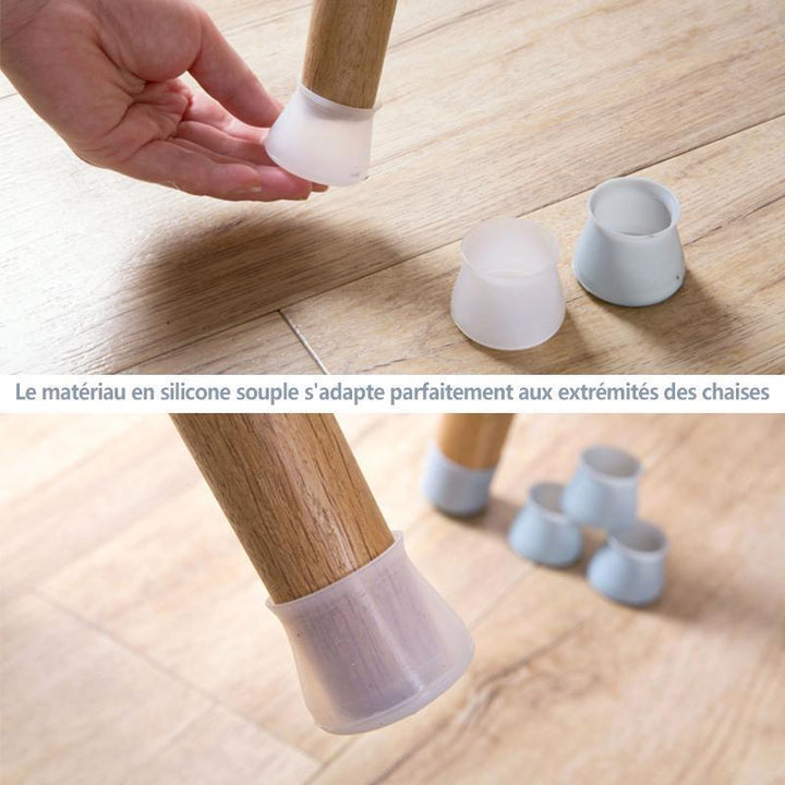 Housse de Protection en Silicone pour Pied de Meuble (lot de 24)