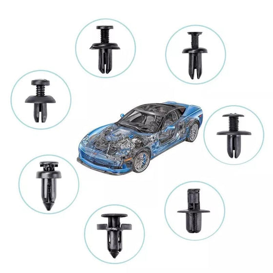 725 pcs Outils de démontage de clips et de supports pour voitures