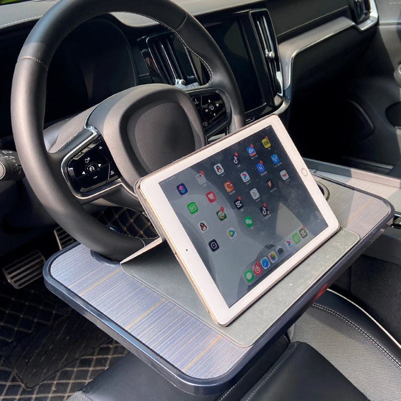 Plateau multifonctionnel pour volant de voiture