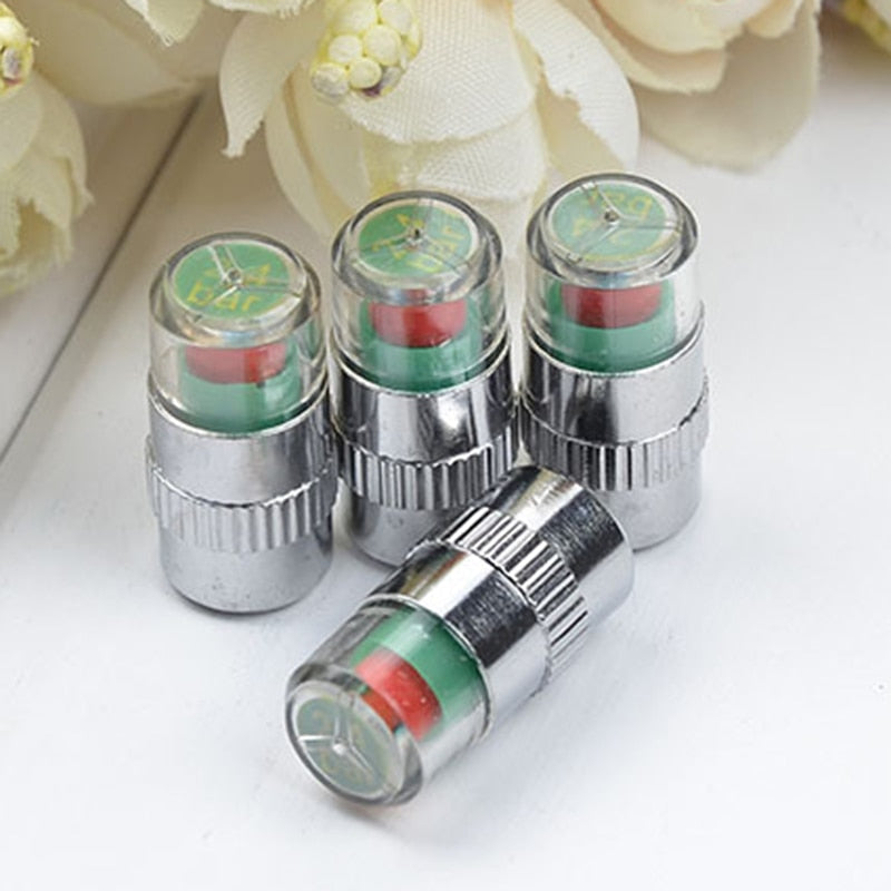 Indicateur de pression des pneus (Lot de 4) (2 lots achetés 1 offert)