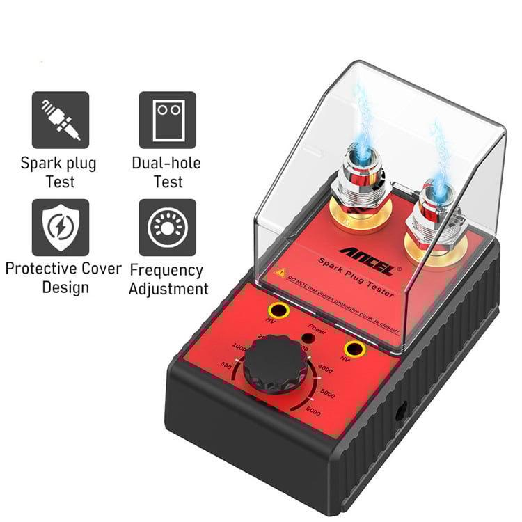 Testeur de bougies d'allumage double pour voiture