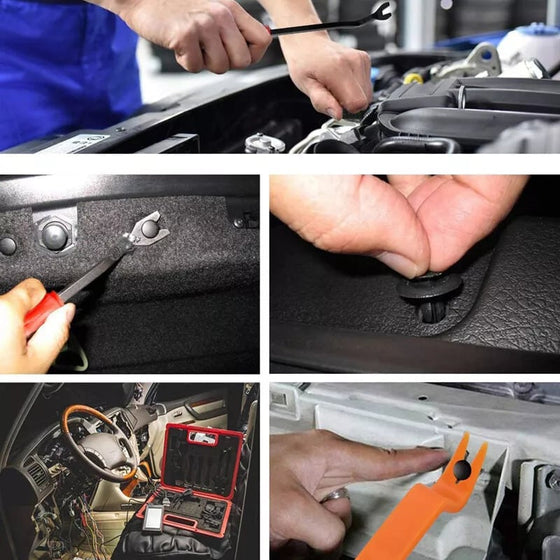 725 pcs Outils de démontage de clips et de supports pour voitures
