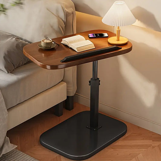 Table d'appoint réglable en forme de C