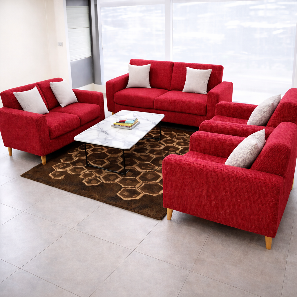 Habillage de fauteuil Lavable en Jacquard 7 places (3places + 2places + 1places + 1places)