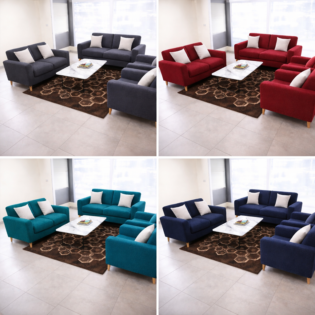 Habillage de fauteuil Lavable en Jacquard 7 places (3places + 2places + 1places + 1places)