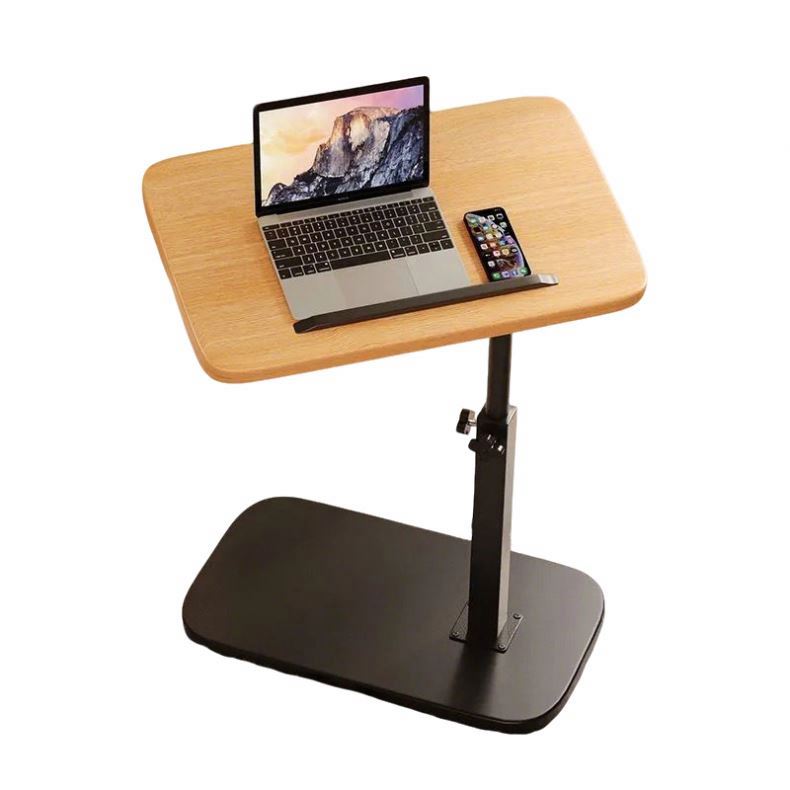Table d'appoint réglable en forme de C